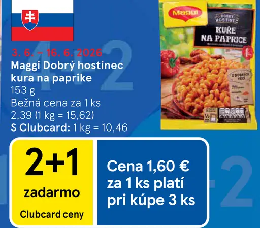 Maggi Dobrý hostinec kura na paprike