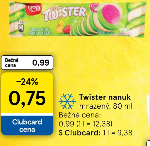 Algida Twister nanuk mrazený
