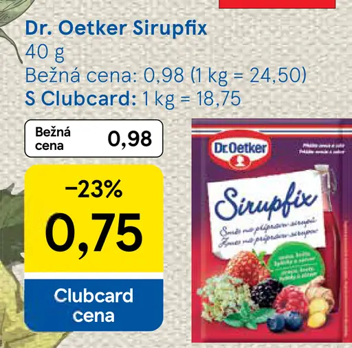 Dr. Oetker Sirupfix