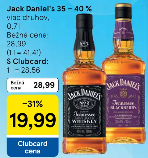 Jack Daniel's Tennessee Whiskey 40%