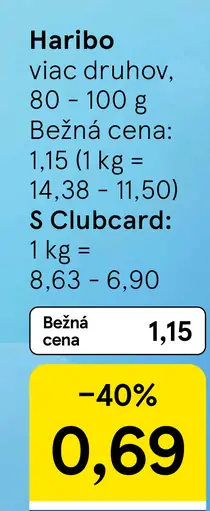 Haribo cukríky