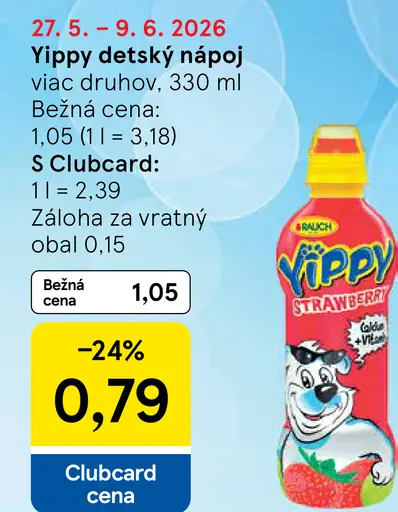 Yippy detský drink