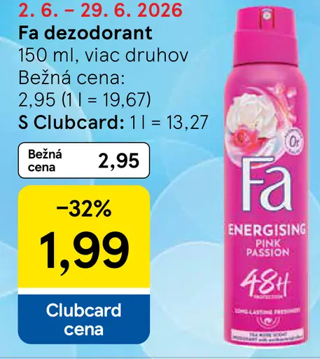 Fa dezodorant