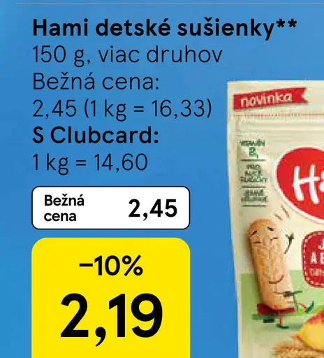 Hami detské sušienky