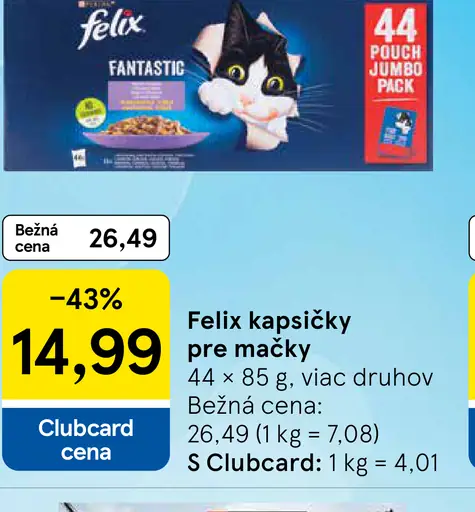 Felix kapsičky pre mačky