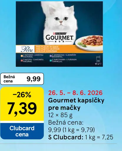 Gourmet kapsičky pre mačky