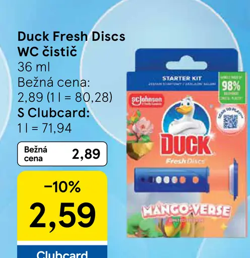 Duck Fresh Discs WC čistič
