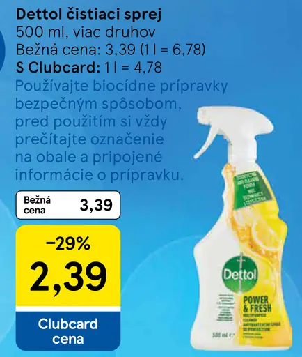 Dettol čistiaci sprej