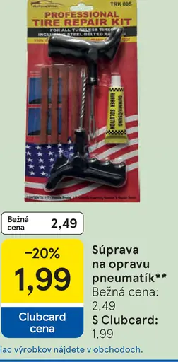Súprava na opravu pneumatík
