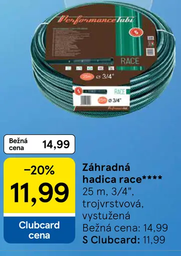 Záhradná hadica Race