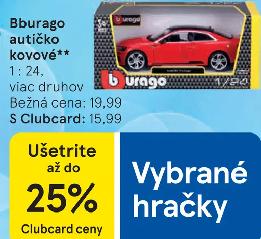 Bburago autíčko kovové