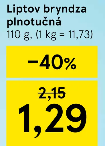 Liptov Bryndza Plnotučná