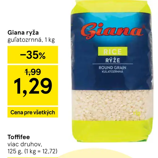 Giana Guľatozrnná ryža