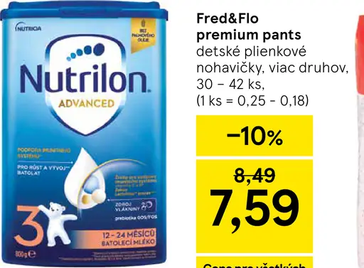 Fred&Flo premium pants detské plienkové nohavičky