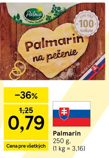 Palmarin na pečenie