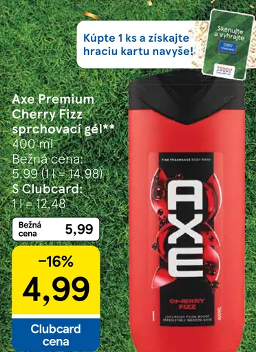 Axe Cherry Fizz sprchový gél