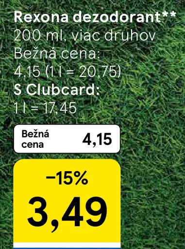 Rexona dezodorant viac druhov