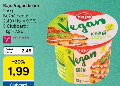 Rajo Vegan Krém