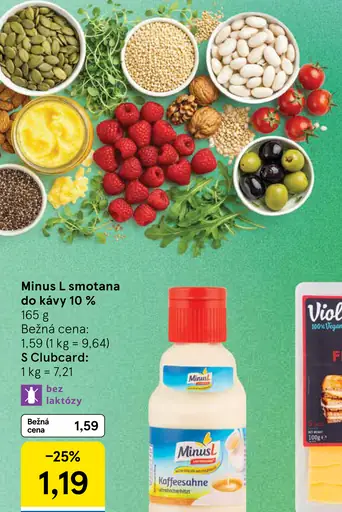 Minus L smotana do kávy 10 %