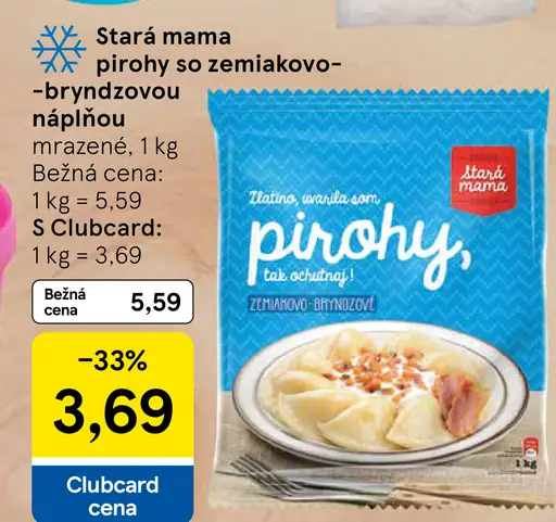 Stará Mama Pirohy so zemiakovo-bryndzovou náplňou