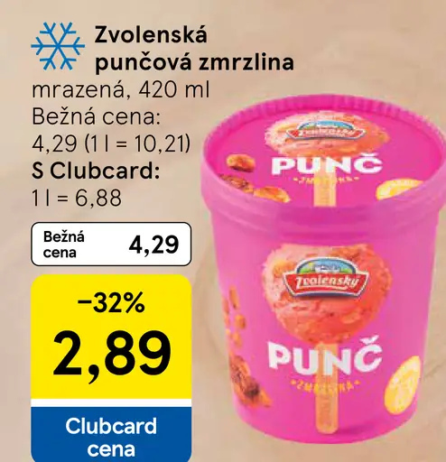 Zvolenská punčová zmrzlina