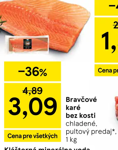 Bravčové karé bez kosti chladené