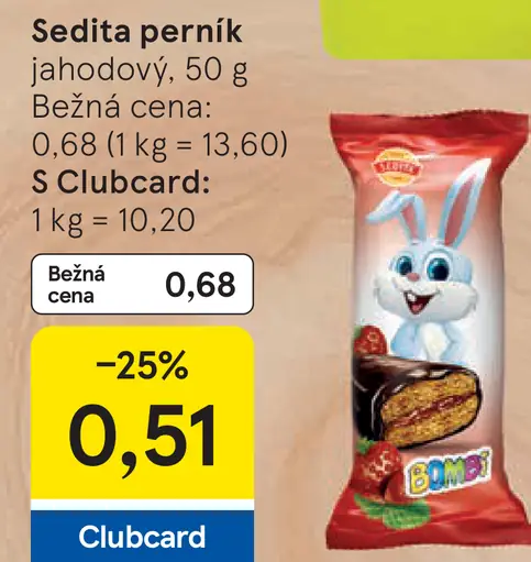 Sedita Sedítky perníček jahodový