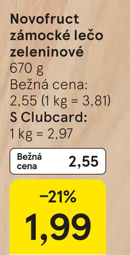 Novofruct Zámocké lečo zeleninové