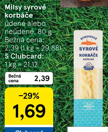 Tauris syrové korbáčiky údené alebo neúdené