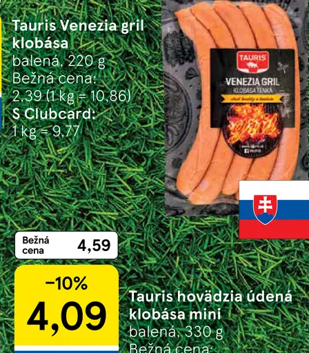 Tauris Venezia gril klobása