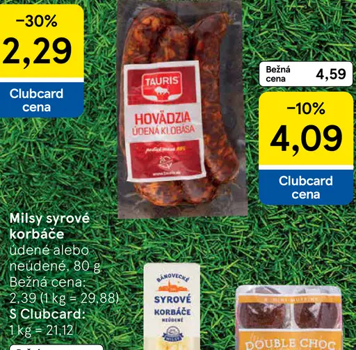 Tauris Hovädzia údená klobása mini