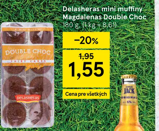 Delasheras Mini Muffiny Magdalenas Double Choc