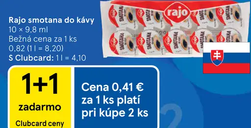 Rajo Smotana do kávy