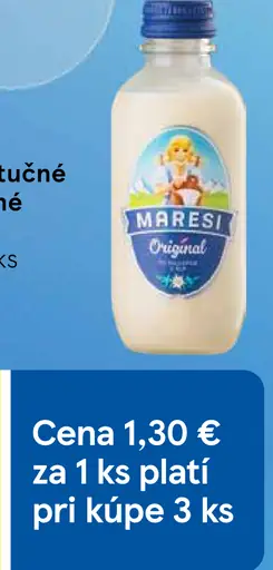 Maresi Original zahustené plnotučné mlieko nesladené