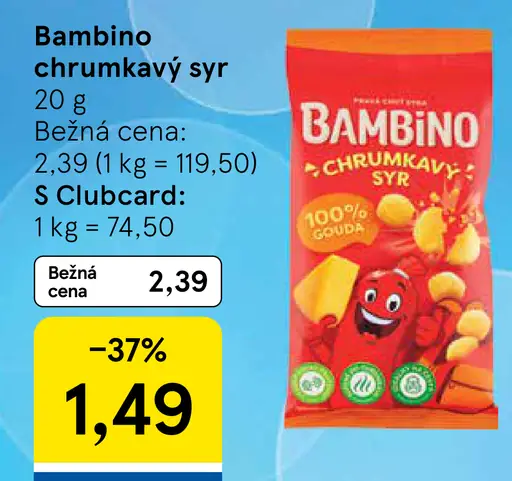 Bambino Chrumkavý syr
