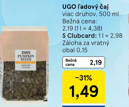 UGO ľadový čaj