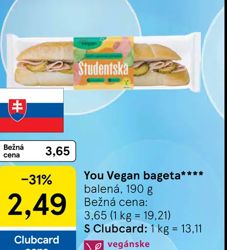 You Vegan bageta