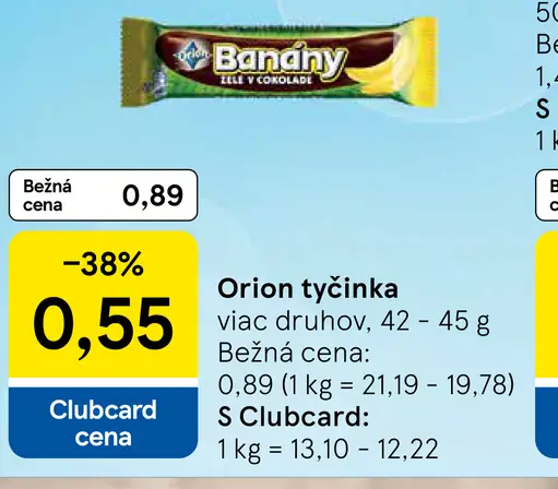 Orion Deli tyčinka viac druhov