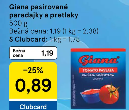 Giana Pasírované paradajky