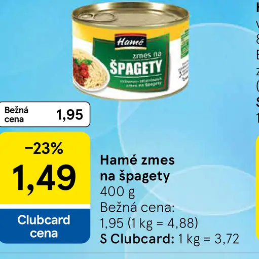 Hamé Zmes na špagety