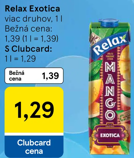 Relax Exotica ovocný nápoj