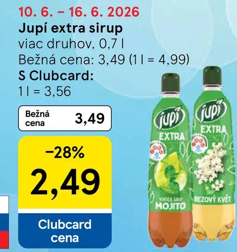 Jupí Extra sirup