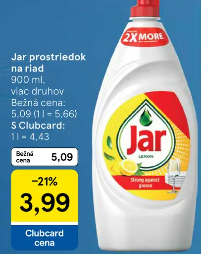 Jar prostriedok na riad
