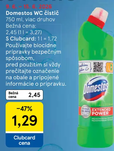 Domestos WC čistič