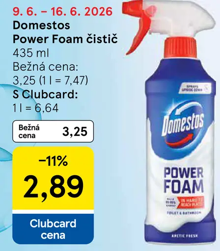 Domestos Power Foam čistič