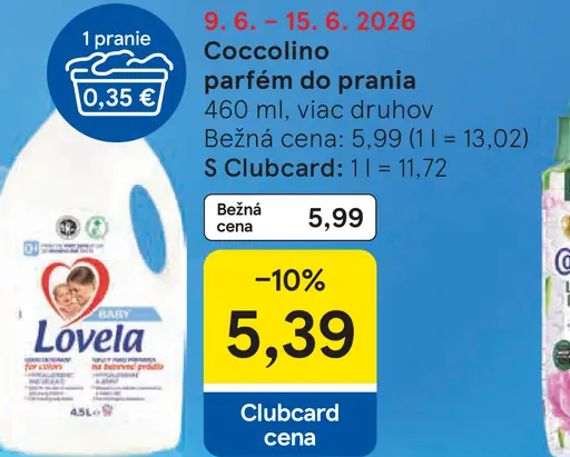 Coccolino parfum do prania