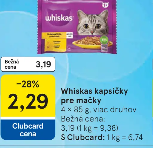 Whiskas Kapsičky pre mačky
