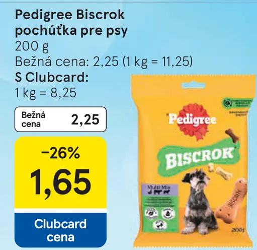 Pedigree Biscrok pochúťka pre psy