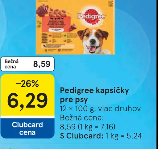 Pedigree kapsičky pre psy