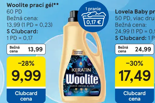 Woolite prací gél